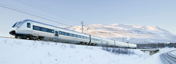 Test i fjällvärlden visar att SJ 3000 klarar extrem kyla