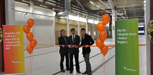 Jernhusens depå: ny utbildningslokal för Västtrafik