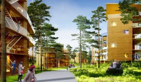 Nytt studentbostadsområde vid Campus Umeå