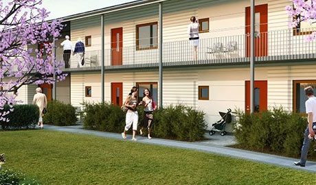 Sveriges första flerbostadshus med plusenergiteknik