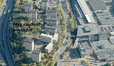 500 nya studentbostäder i Nacka