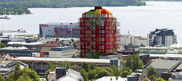 Nytt norrländskt landmärke inflyttningsklart i oktober