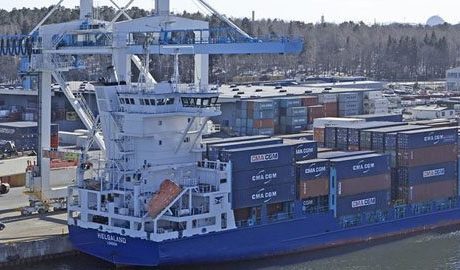 Kraftigt ökade containervolymer i Stockholms Hamnar