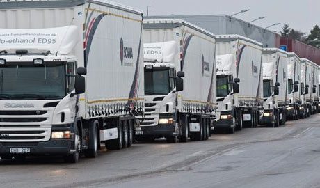 Andelen förnybara drivmedel ökar stadigt i transportsektorn