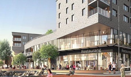 Sista etappen av stadsdelen Atollen byggstartas