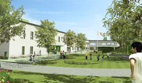 Huge bygger Sveriges största miljömärkta passivhusskola