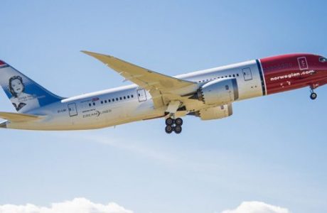 Första direktflyget Stockholm – Los Angeles här