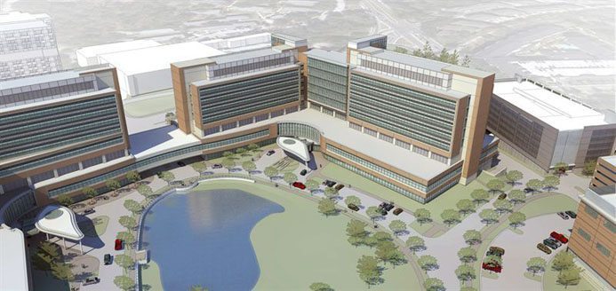 Skanska UF Shands Hospital. Bildku00e4lla Skanska