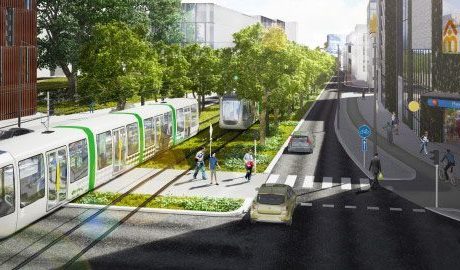 Sju städer planerar spårvagnslinjer