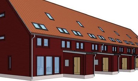 Bygger radhusidyll intill golfklubb
