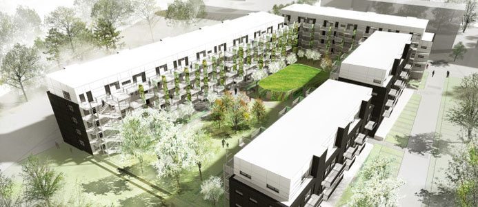 Veidekke bygger 128 lägenheter i Malmö