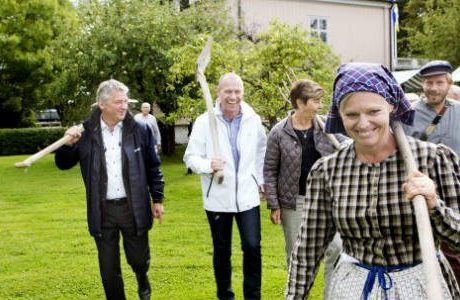 Första spadtaget för Nordanby Äng