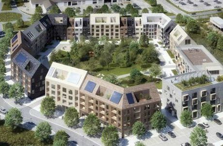 Ny stadsdel i Växjö ger 190 nya lägenheter