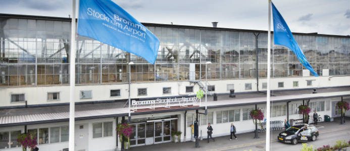 Rekordmånad för Bromma flygplats