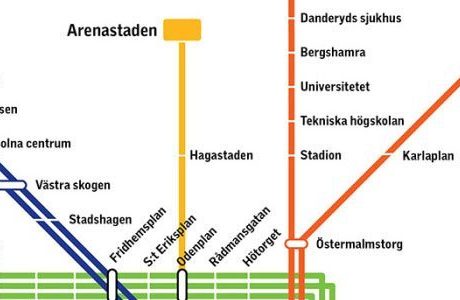 Ett steg närmare gul T-banelinje