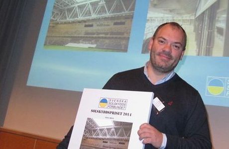 Tele2 Arenas solskydd prisat
