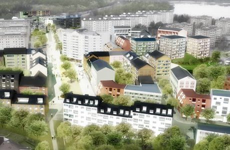 Så kan centrala Älta se ut 2025