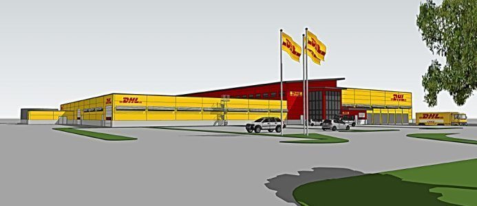 Ny terminalanlu00e4ggning Swedavia DHL