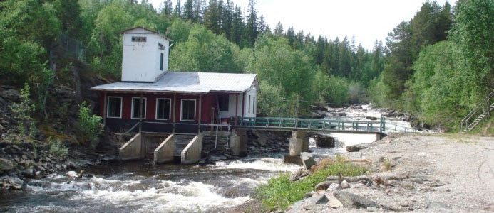 Tu00e4nnfallets nya kraftverk i Hu00e4rjedalen