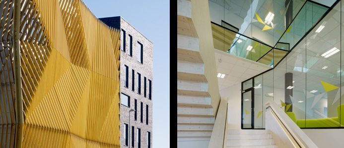 Bakom Spektrum stu00e5r arkitektkontoret Semru00e9n & Mu00e5nsson.