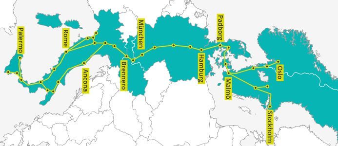 Nu öppnar Europas längsta godskorridor