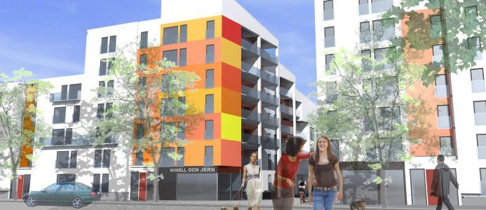 Byggstart för 170 lägenheter i Östra Sala Backe