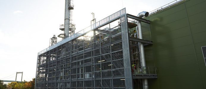 GoBiGas-anläggning i Göteborg. Bildkälla: Göteborg Energi