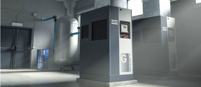 GA15 VSD+ compressor. Bildkälla: Atlas Copco