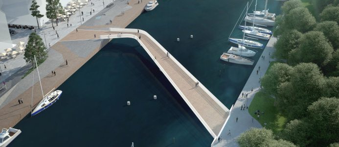 Norrtälje har valt team för hamnbron