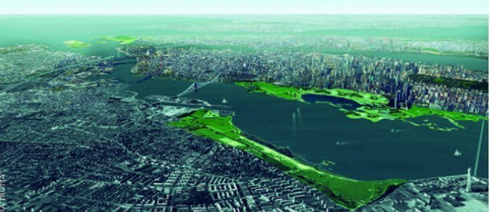 Sweco har vunnit med sitt förslag "Ge mig era trötta" i idétävlingen Imagine Open Skåne 2030. Bildkälla och visualisering: Sweco