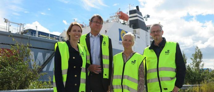 Infrastrukturministern besökte Stora Enso i Göteborg