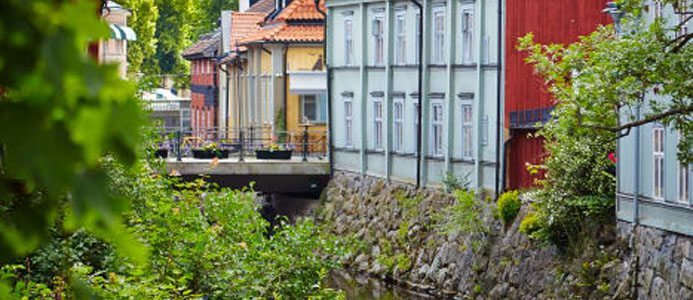 Mimer renoverar Västerås mest fotograferade vy. Det är fastigheterna i centrala Västerås som ska renoveras. Foto: Bostads AB Mimer