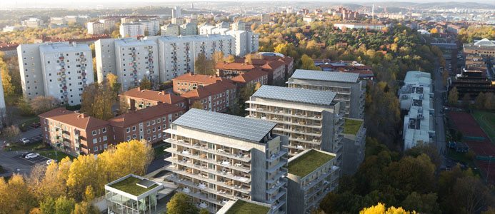 Ett av bidragen bakom projektet har varit att få in unga på bostadsmarknaden. Illustration: Tomorrow