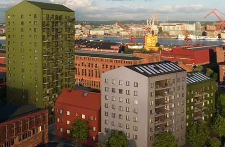 Skanska bygger i Lindholmshamnen