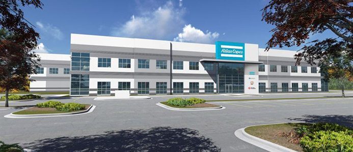 Atlas Copcos fabrik i Rock Hill, USA. Bild: Atlas Copco