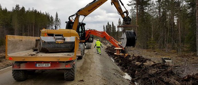 Just nu har Ellevio 16 projekt igång på olika håll i Gävleborg. Foto: Ellevio