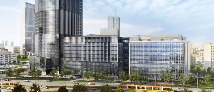 Skanskas nya kontorsprojekt Spark 2. Bild: Skanska