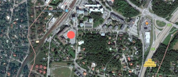 Flygfoto Besqab förvärv Roslags Näsby