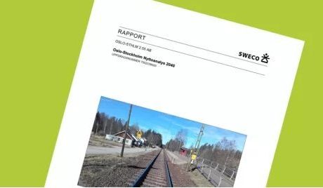 Sweco: Oslo-Stockholm 2.55 är samhällsekonomiskt lönsamt