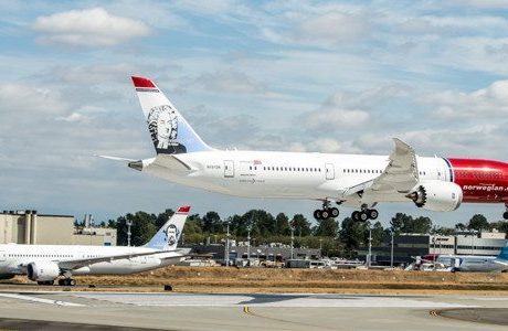 Passagerartillväxt på 14% i augusti för Norwegian
