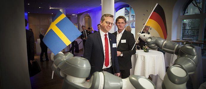 Sveriges närings- och innovationsminister Mikael Damberg på lanseringen av German Swedish Tech Forum i Stockholm den 31 januari 2017. Bild: Fredrik Hjerling/Tysk-Svenska Handelskammaren