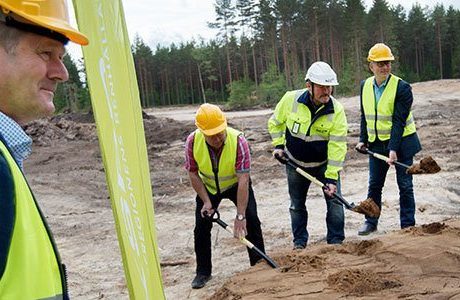 KSRR har tagit första spadtaget i Moskogen