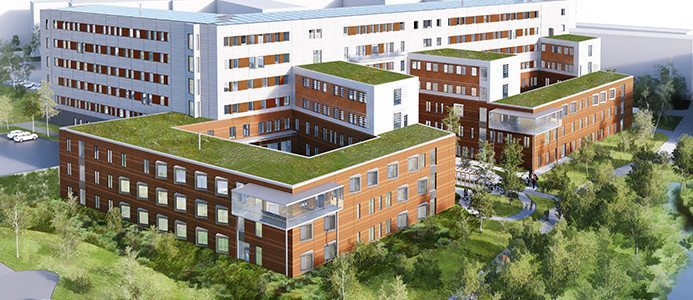 Arkitektskisser Tinnerbäckshuset