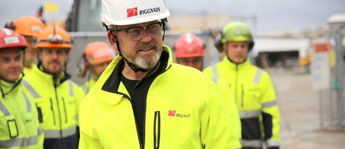 Byggnads förbundsordförande Johan Lindholm