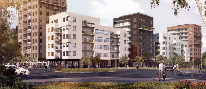 183 bostadsrätter i Flemingsberg