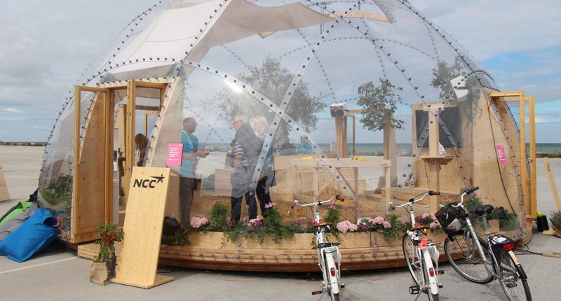 NCC på Gotland under Almedalsveckan. Foto: Martin Zemgals, branschaktuellt.se