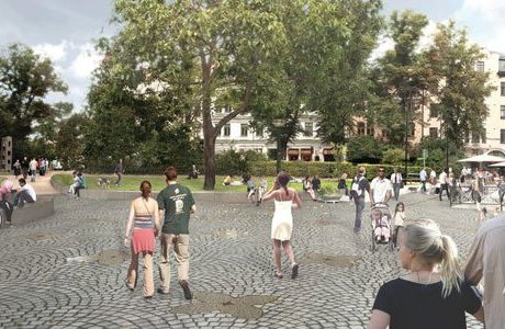 Ombyggnationen av Bantorget i Lund startar