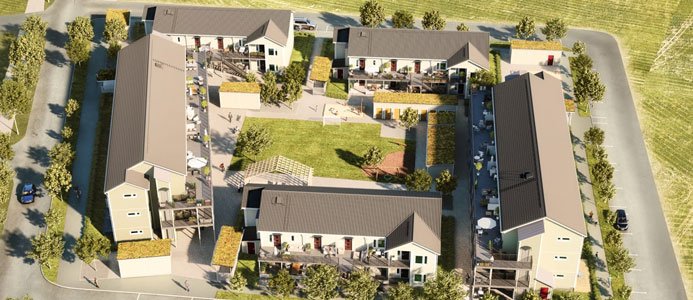 ​OBOS bygger 100 bostäder i Dalby