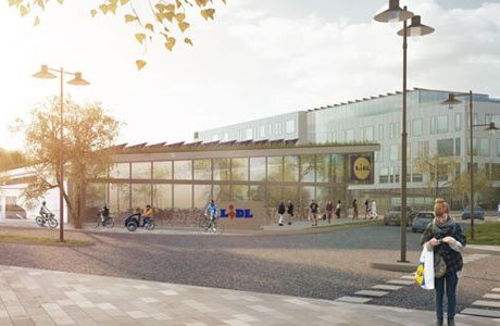 Lidl bygger nytt huvudkontor och butik