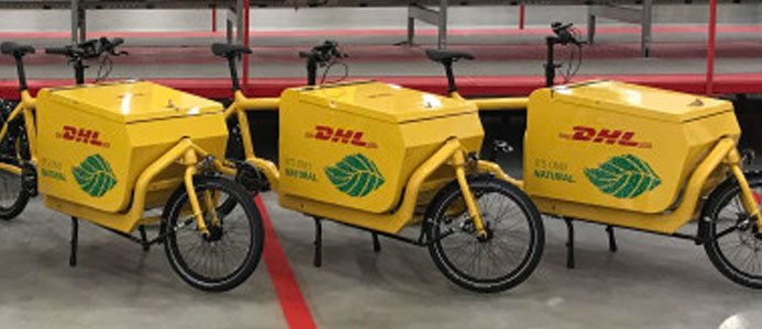 DHL Express elcyklar